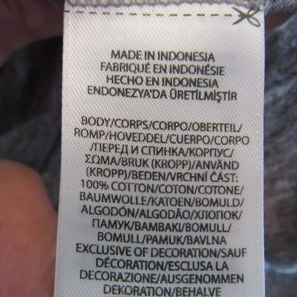 Polo by Ralph Lauren Gray Long Sleeve Tee Size XL 100% Cotton EUC - Picture 6 of 7